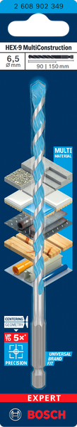 Mũi Khoan Đa Năng Hex-9 (6.5x90x150) Bosch 2608902349