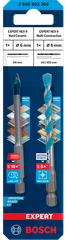 Mũi khoan gạch cứng & Mũi khoan đa năng Hex-9 Bosch 2608902366 6mm