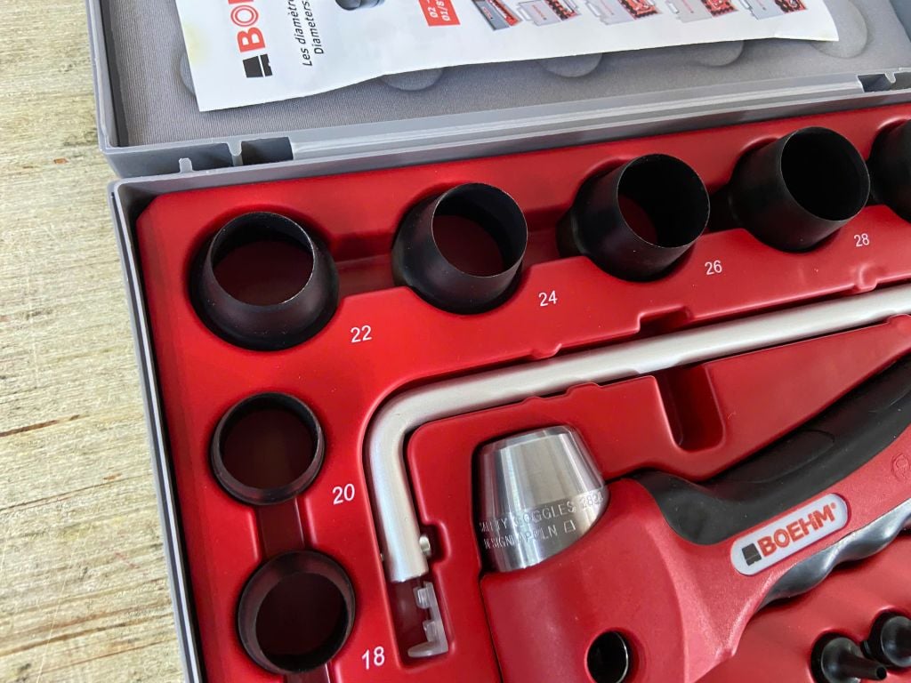 Bộ đục lỗ gioăng 19 chi tiết 3-30mm Boehm JLB330PACC