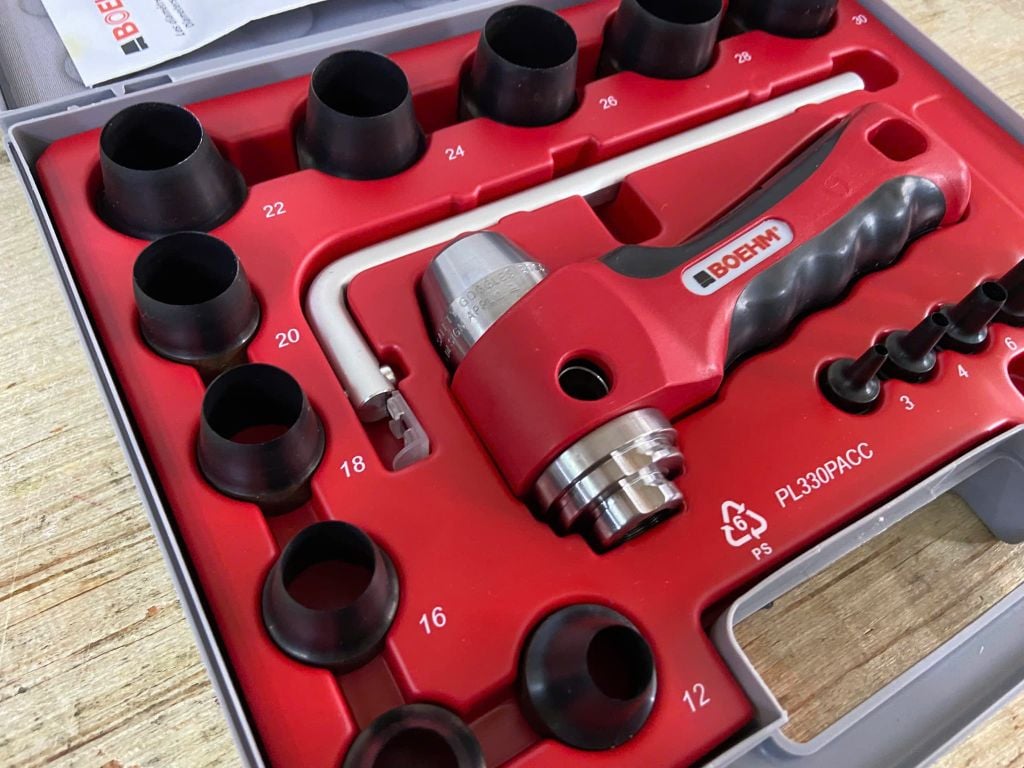 Bộ đục lỗ gioăng 19 chi tiết 3-30mm Boehm JLB330PACC