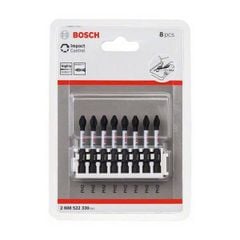 Bộ 8 đầu vặn vít Impact Control 50mm (PH2) BOSCH PHỤ KIỆN 2608522330