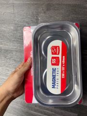 Khay đựng dụng cụ hình chữ nhật, bằng thép không gỉ Workpro - WP314002