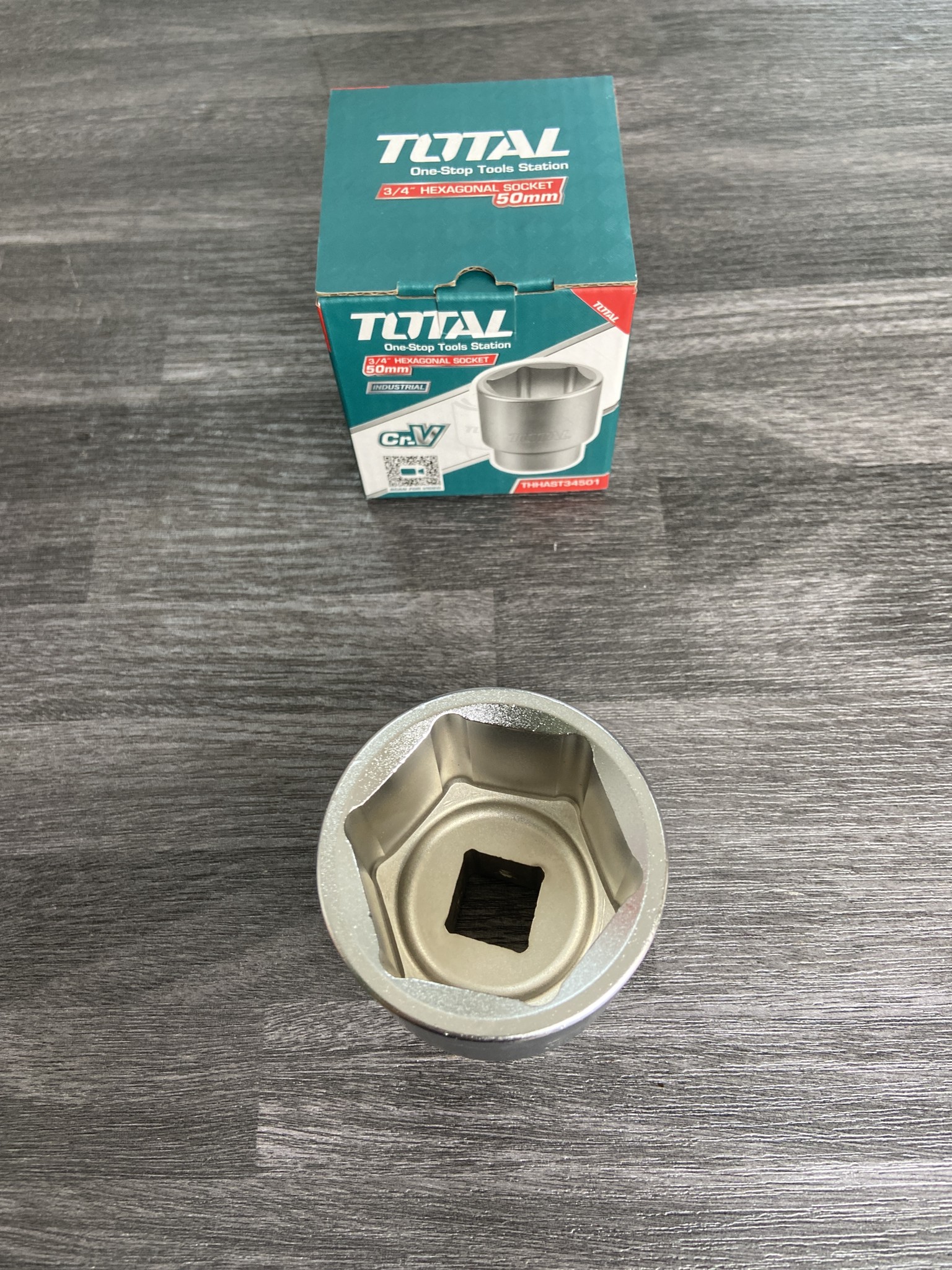 Đầu tuýp lục giác 3/4 inch size 50mm Total THHAST34501