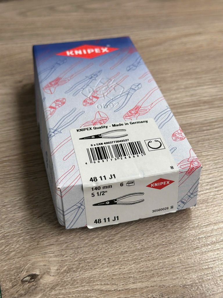 Kìm mở phe trong mũi thẳng Knipex 48 11 J1