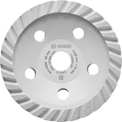 Bánh mài bê tông 100mm turbo BOSCH PHỤ KIỆN 2608619963