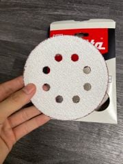 GIẤY CHÀ NHÁM(8 LỖ/CỠ HẠT 60/125MM)(10CÁI) Makita D-65822