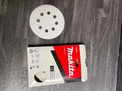 GIẤY CHÀ NHÁM(8 LỖ/CỠ HẠT 60/125MM)(10CÁI) Makita D-65822