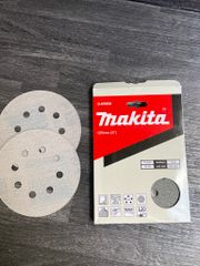 GIẤY CHÀ NHÁM(8 LỖ/CỠ HẠT 120/125MM)(10CÁI) Makita D-65850