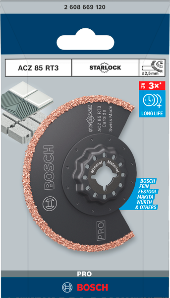 Lưỡi cắt rãnh ACZ 85 RT3 Bosch 2608669120