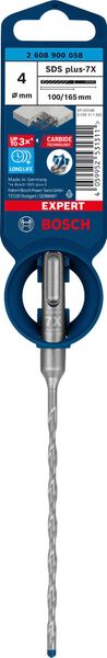 Mũi khoan SDS plus-7X 4x100x165mm BOSCH PHỤ KIỆN 2608900058