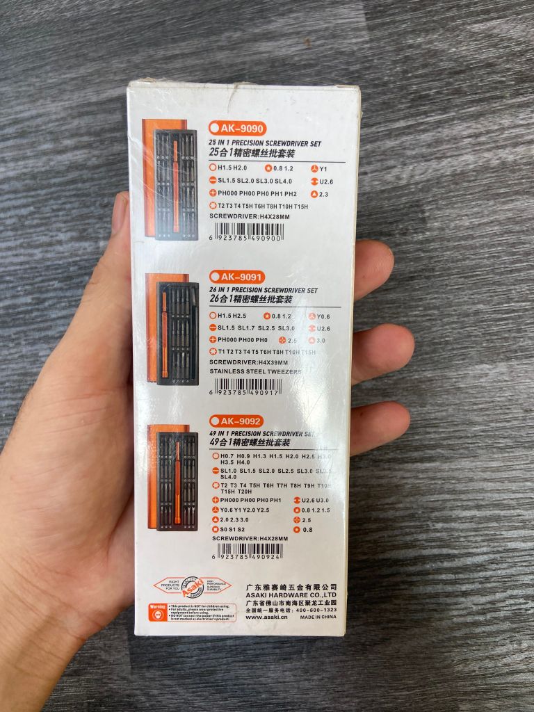 Bộ tua vít đa năng Asaki AK-9092