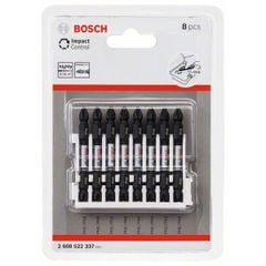 Bộ 8 đầu vặn vít Impact Control 65mm (PH2) 65mm (PH2-PH2) BOSCH PHỤ KIỆN 2608522337