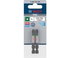 Đầu vặn vít PZ3 Power Bit (1 đầu), 2pcs BOSCH PHỤ KIỆN 2608522545