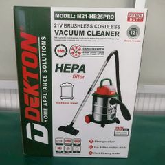 25L Máy Hút Bụi Bình Inox Motor Brushless Lực Hút 13Kpa DEKTON COMBO1HB25PRO-1B4055A-1S25XPRO