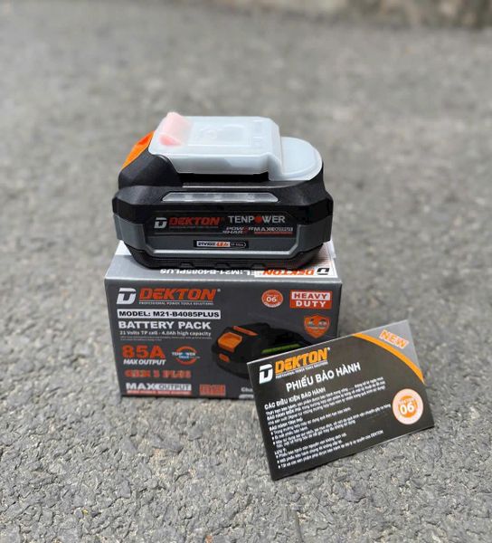 Pin 4.0Ah Động Lực Cao DEKTON COMBO1PB4085PLUS-1SS40PLUS