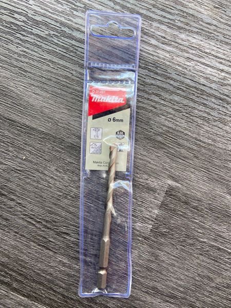 MŨI KHOAN TƯỜNG (CHUÔI LỤC GIÁC) 6X100MM Makita D-31491