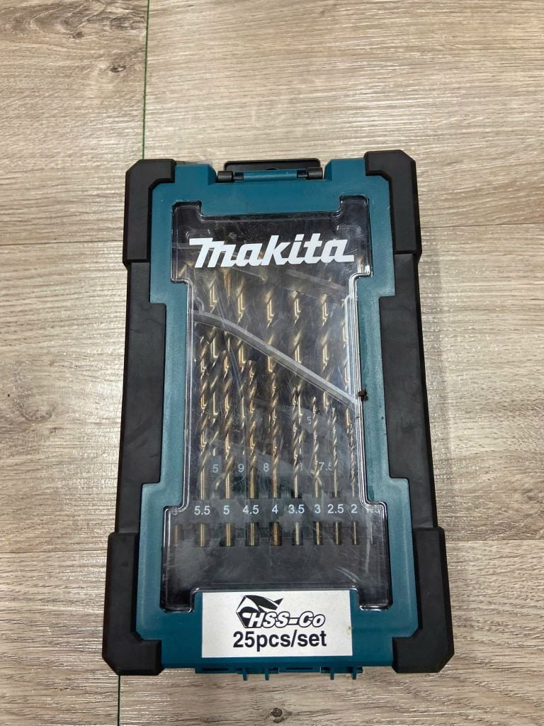 BỘ MŨI KHOAN KIM LOẠI HSS-CO 25CÁI/BỘ Makita D-67577