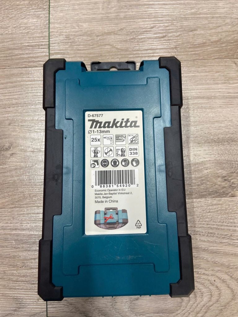 BỘ MŨI KHOAN KIM LOẠI HSS-CO 25CÁI/BỘ Makita D-67577