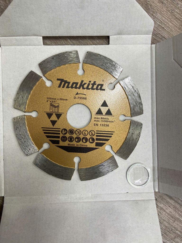 LƯỠI CẮT KIM CƯƠNG CHO BÊ TÔNG 105MMX20MM Makita D-79566
