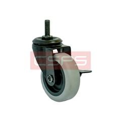 Bánh xe CSPS 51kg vít xoay khóa màu đen D32004-BX