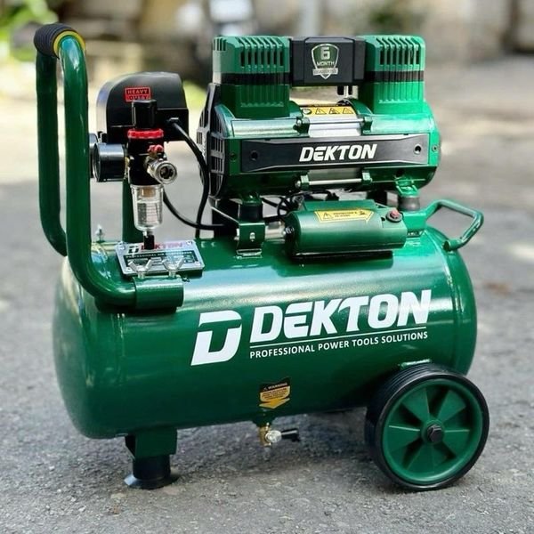 25L 1.5HP Máy Nén Khí Không Dầu DEKTON DK-AC2925PRO