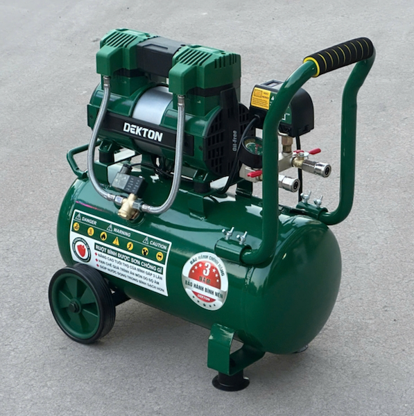 30L 2.0HP Máy Nén Khí Không Dầu DEKTON DK-AC3930PRO