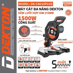 1500W Máy cắt nhôm Dekton DK-CN210PLUS