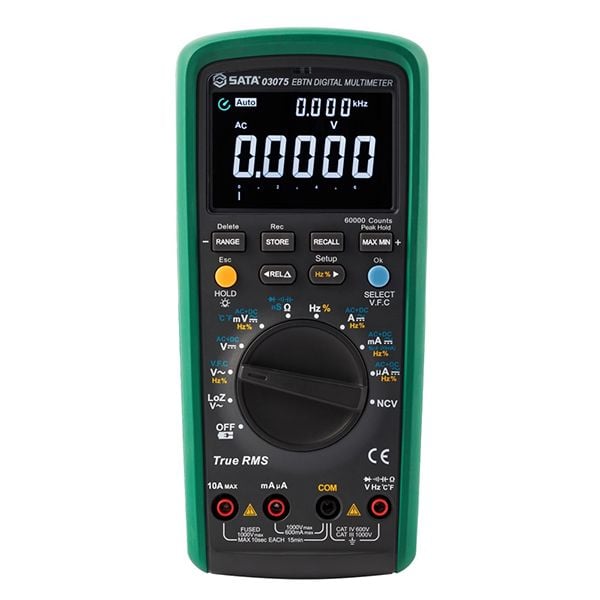 Đồng hồ vạn năng True RMS thông minh 10A SATA 03075