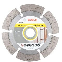 Đĩa cắt kim cương 105x20/16mm (không khía) BOSCH PHỤ KIỆN 2608602523