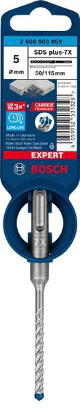 Mũi khoan SDS plus-7X 5x50x115mm BOSCH PHỤ KIỆN 2608900059
