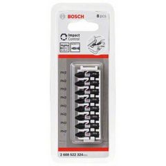 Bộ 8 đầu vặn vít Impact Control 25mm (PH2) BOSCH PHỤ KIỆN 2608522324