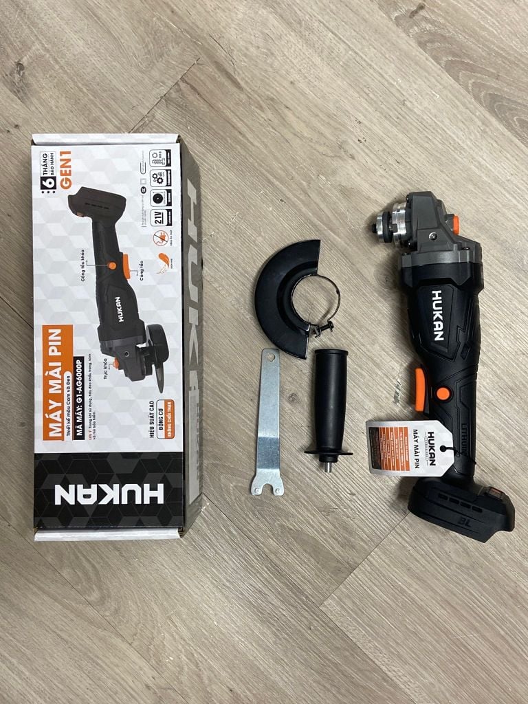 10000 RPM Thân máy mài pin 100mm HUKAN BODY G1-AG6000P