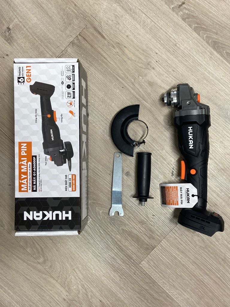 10000 RPM Thân máy mài pin 100mm HUKAN BODY G1-AG6000P