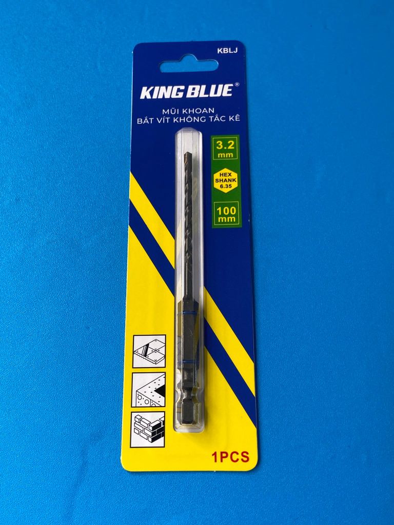 Mũi khoan tường không tắc kê Kingblue KBLJ-03.2x100
