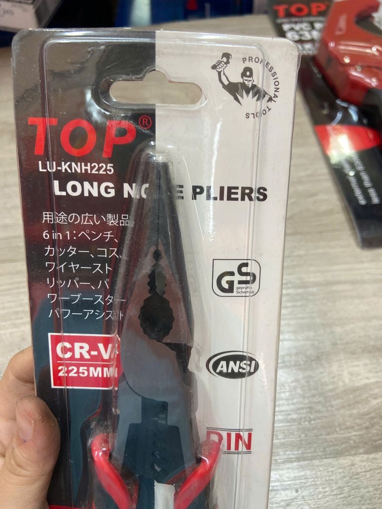 9inch/225m Kìm nhọn đa năng 6 in 1 TOP LU-KNH225