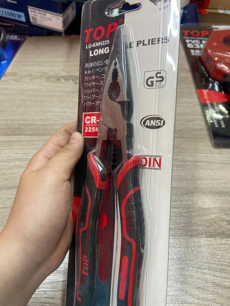 9inch/225m Kìm nhọn đa năng 6 in 1 TOP LU-KNH225