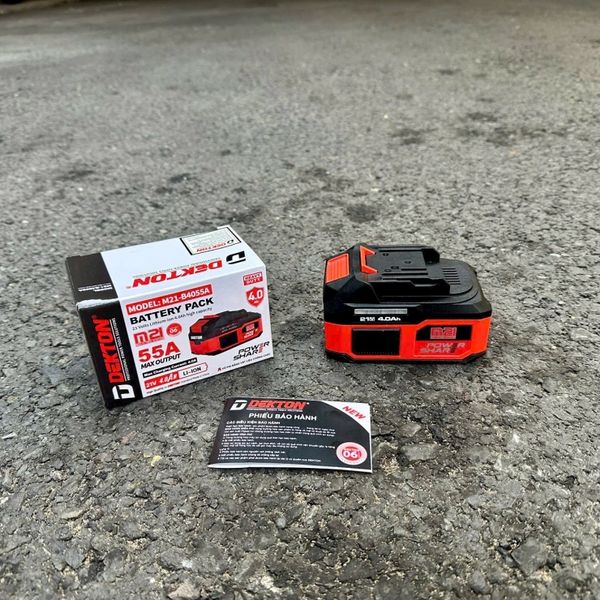 Pin 21V 4Ah Dekton M21-B4055A