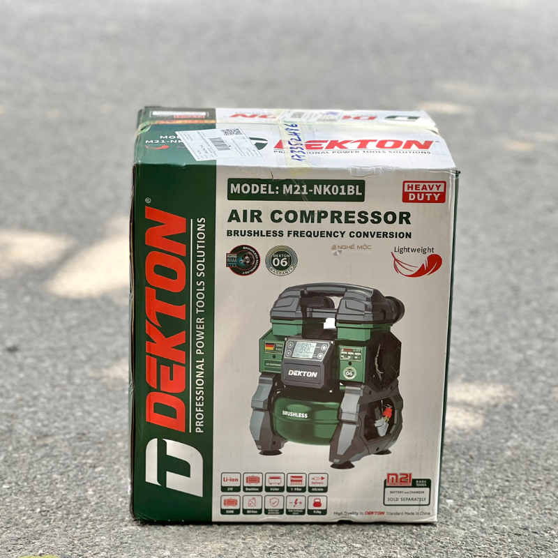 Thân máy nén khí dùng pin DEKTON M21-NK01BL
