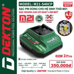 Sạc 21V 4A Dekton M21-S40XCP