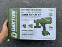 Máy phun sơn cầm tay hoạt động bằng pin, hiệu DEKTON, model M21-SPS1000X