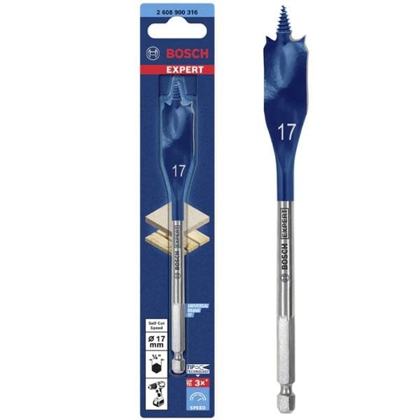 Mũi khoét gỗ đuôi cá SELFCUT 17x152mm BOSCH PHỤ KIỆN 2608900316
