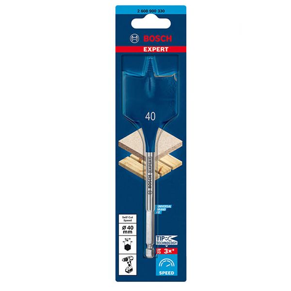 Mũi khoét gỗ đuôi cá SELFCUT 40x152mm BOSCH PHỤ KIỆN 2608900330