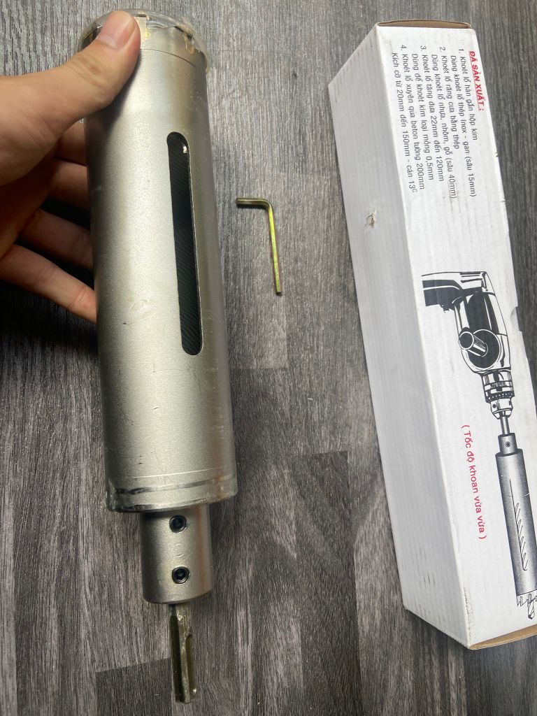 Mũi khoét tường Thắng Lợi Ø60mm-200mm