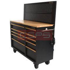 Tủ dụng cụ CSPS 132cm - 10 hộc kéo tay cầm vàng VNTC13210BB4M