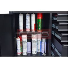 Tủ dụng cụ CSPS 132cm - 05 hộc kéo màu đen VNTC13205BB2M