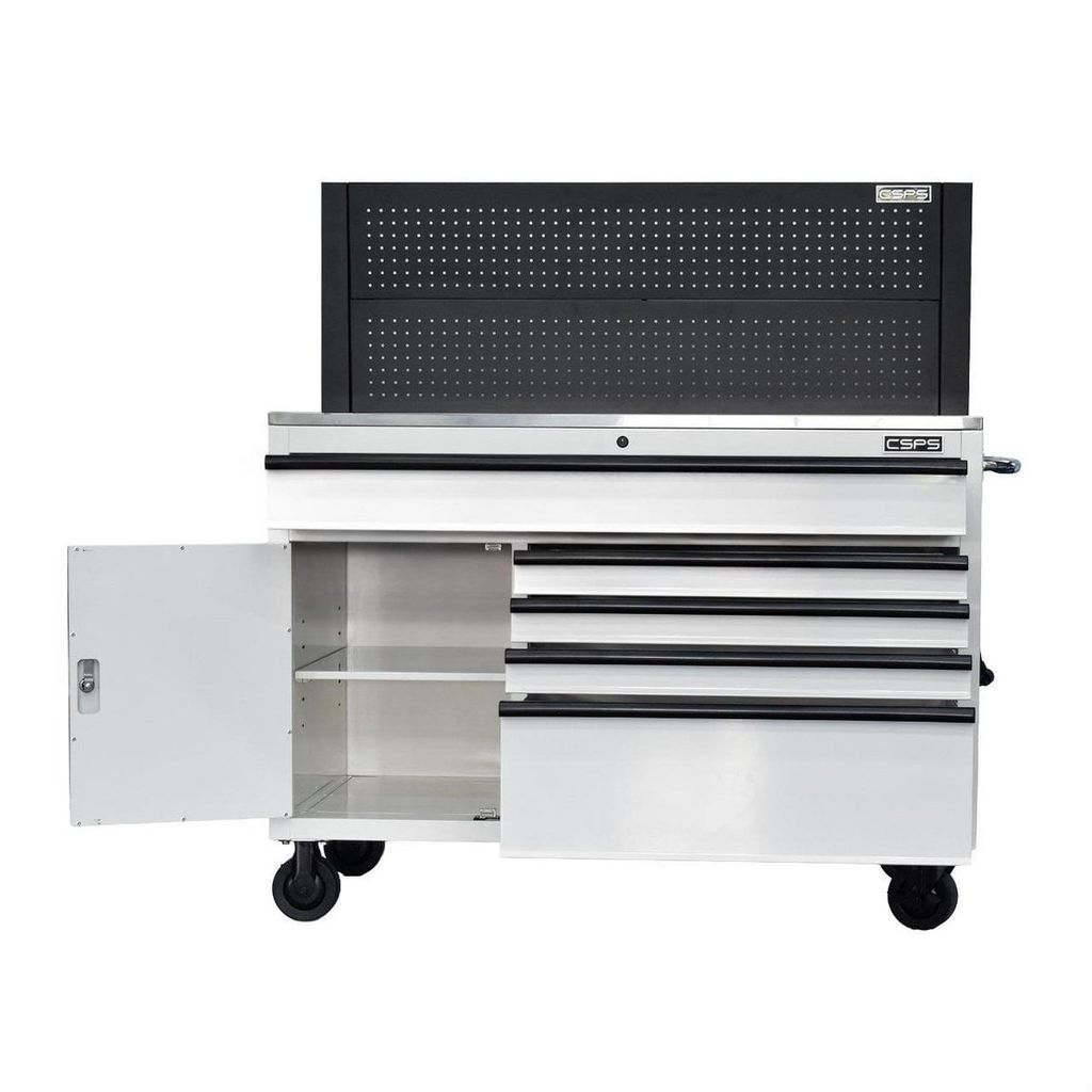 Tủ dụng cụ CSPS 132cm - 05 hộc kéo màu trắng VNTC13205BJ4M
