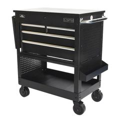 Tủ di động CSPS 84cm - 04 hộc kéo tay cầm trắng VNUC8404BB4