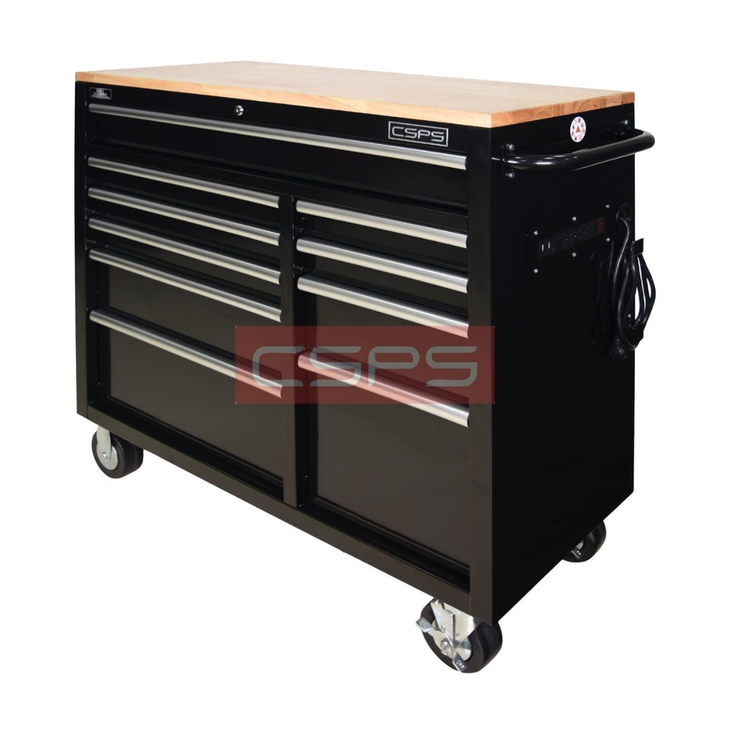 Tủ dụng cụ CSPS 104cm - 10 hộc kéo có mặt ván VNTC10410B13M