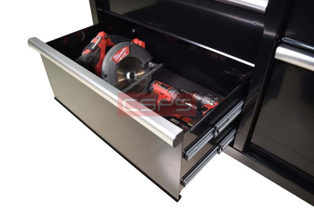 Tủ dụng cụ CSPS 104cm - 10 hộc kéo có mặt ván VNTC10410B13M