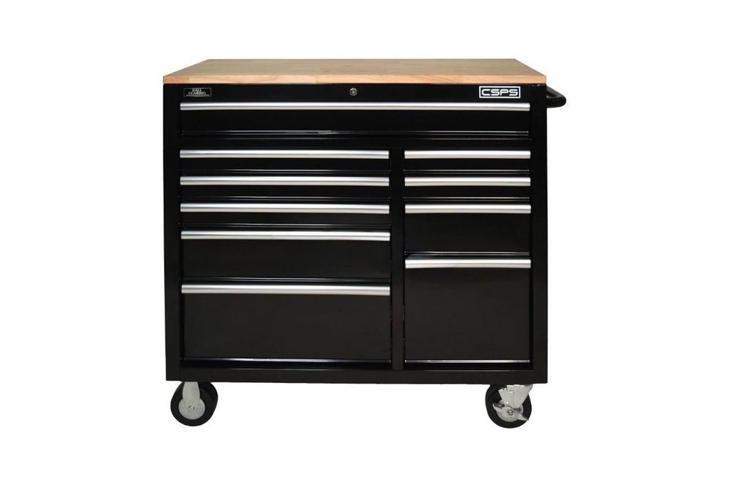 Tủ dụng cụ CSPS 104cm - 10 hộc kéo có mặt ván VNTC10410B13M